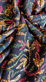 Load image into Gallery viewer, Multi Color Thread Tepchi Work Chikankaari Saree-Black
