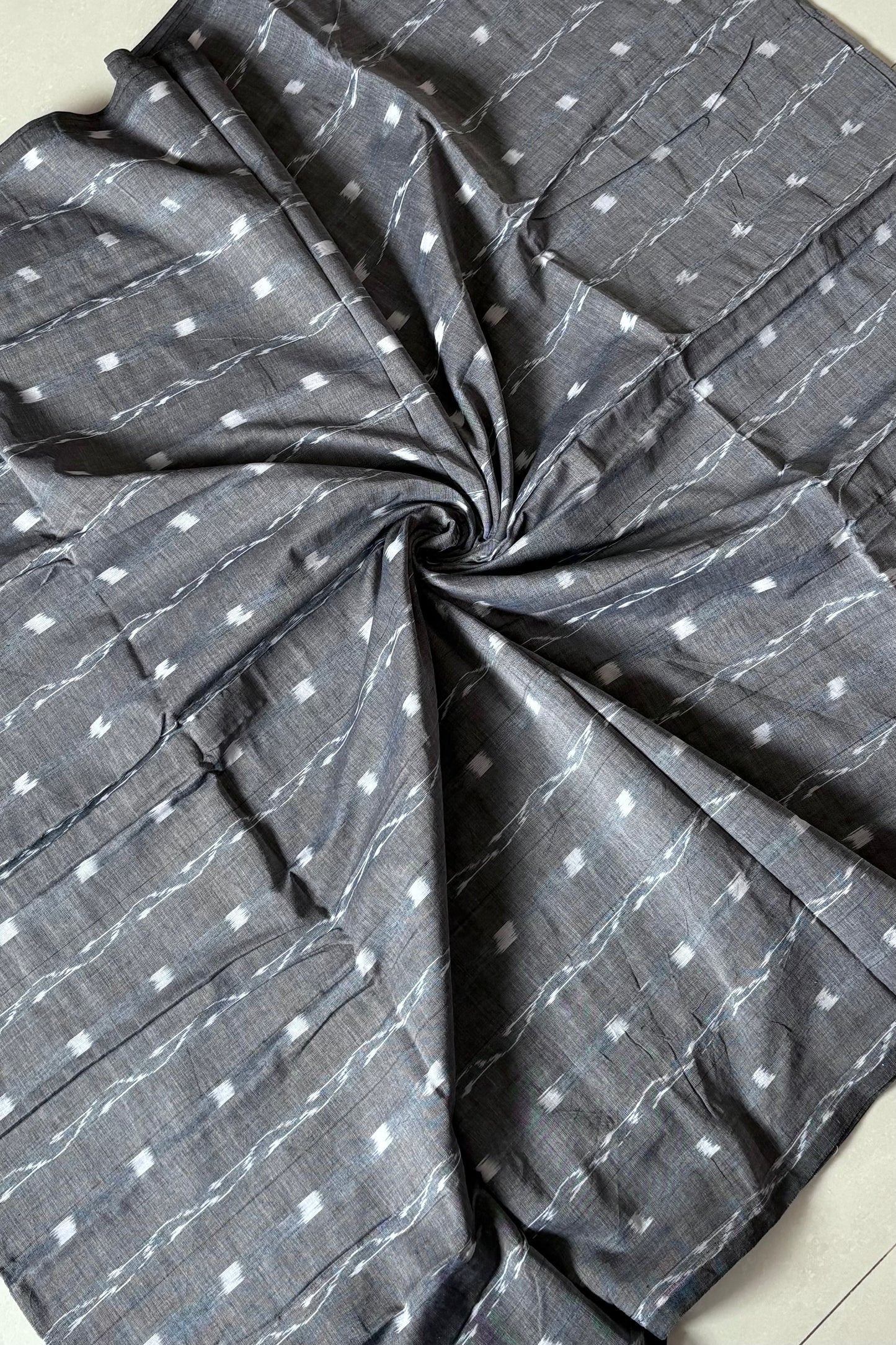 Pure Cotton Odisha Handloom Blouse Piece- Grey