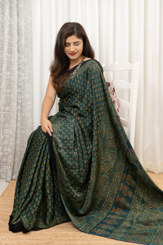 Ajrakh on Modal- Green