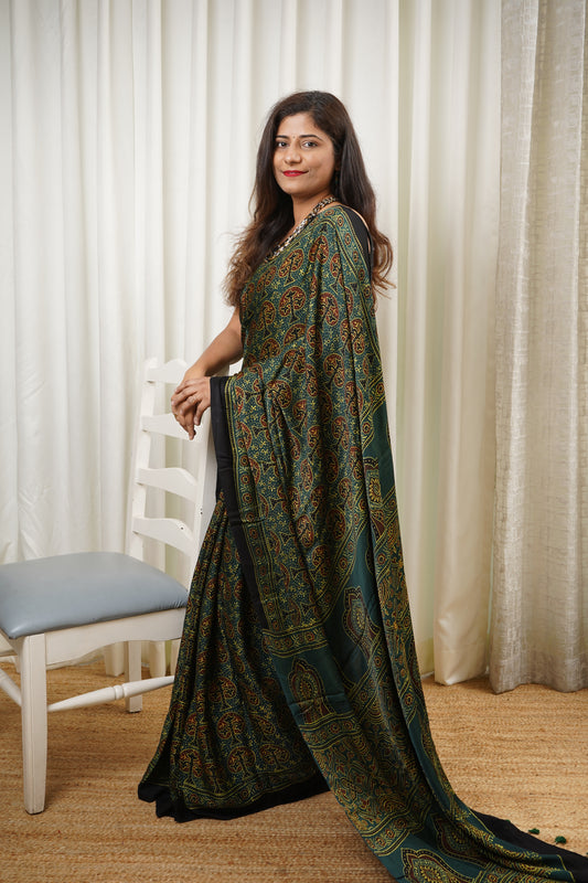 Ajrakh on Modal- Green