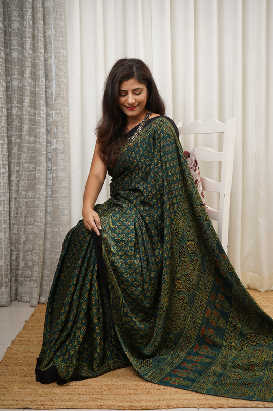 Ajrakh on Modal- Green