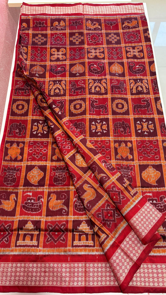 Exclusive Sambalpuri Pure Silk Saree