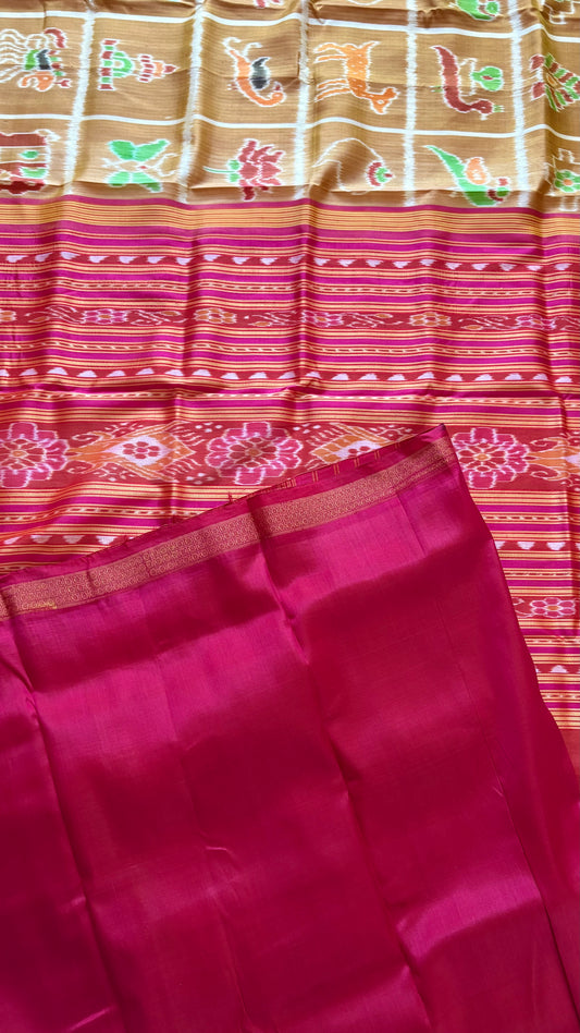 Exclusive Odisha Ikkat Nabakothi Pure Silk Saree