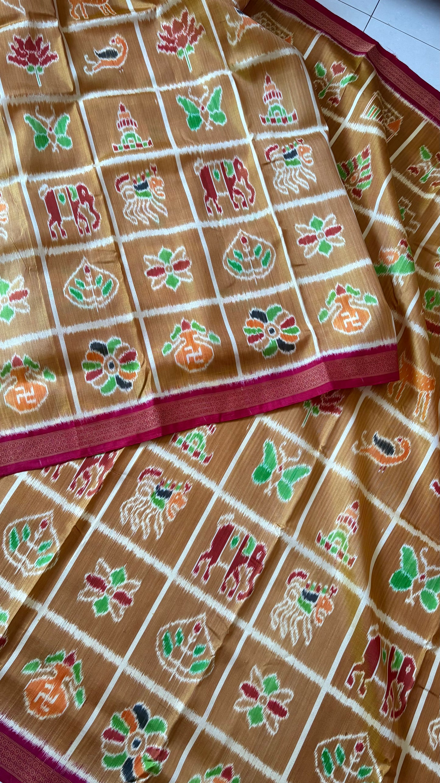 Exclusive Odisha Ikkat Nabakothi Pure Silk Saree