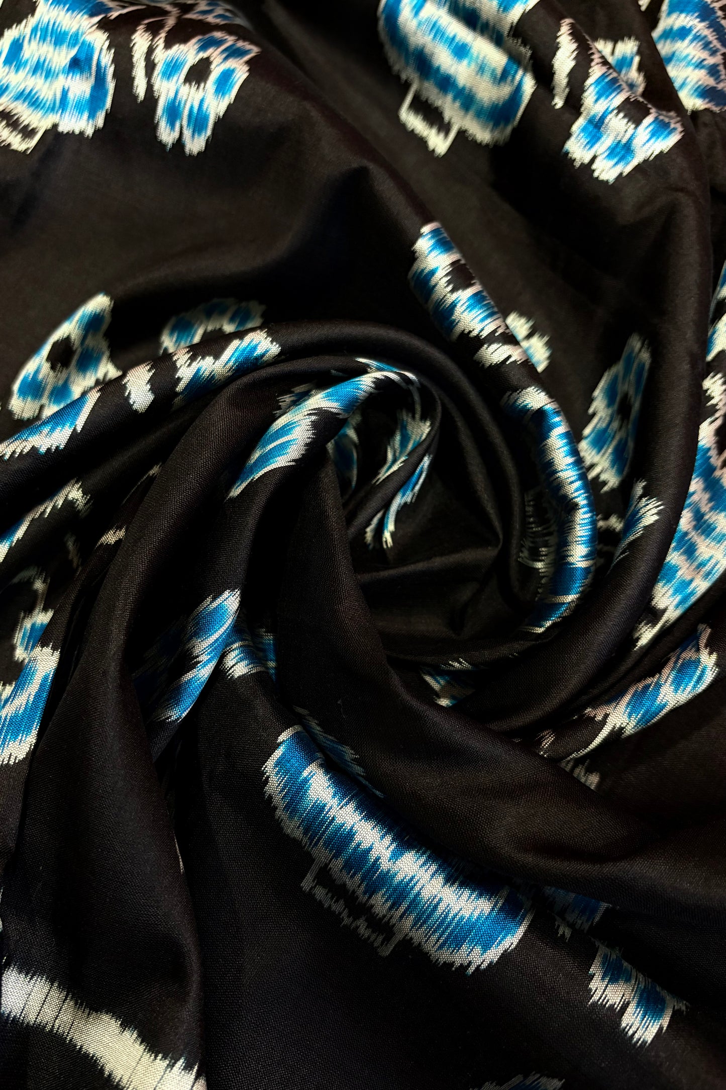 Exclusive Odisha Ikkat Pure Silk Saree- Black