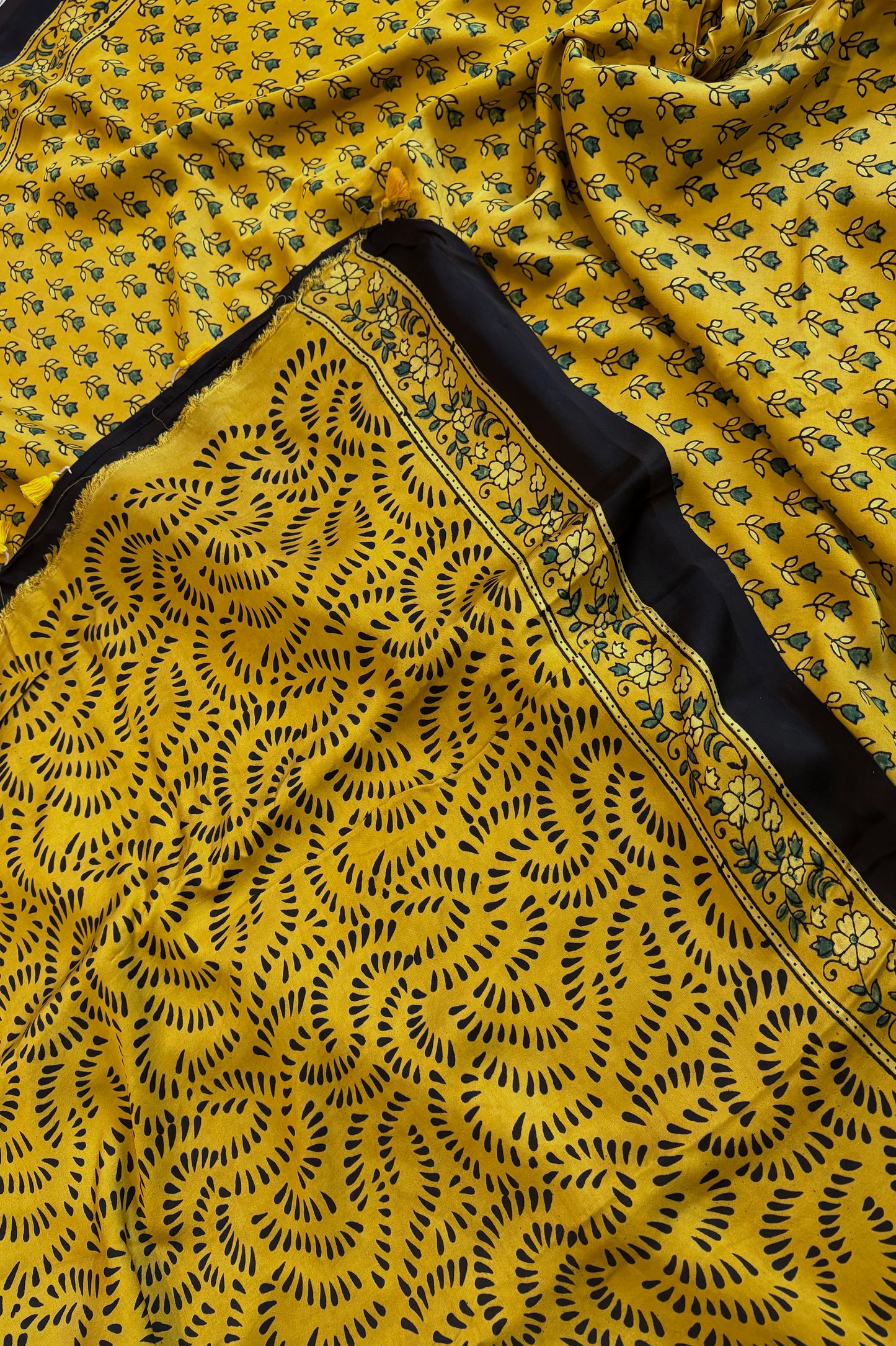 Ajrakh on Modal- Yellow