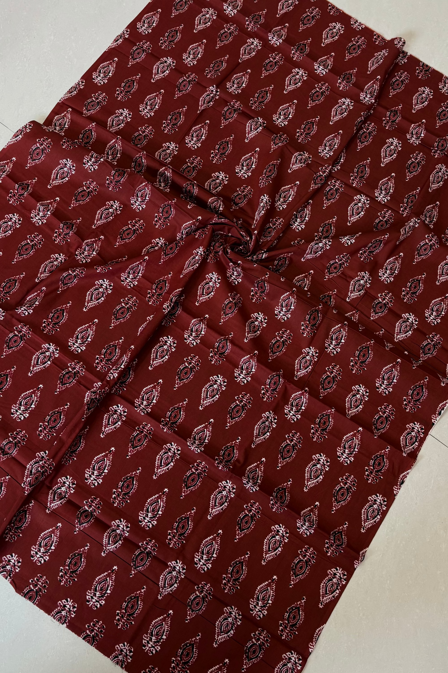 Pure Cotton Hand Block Print Fabric