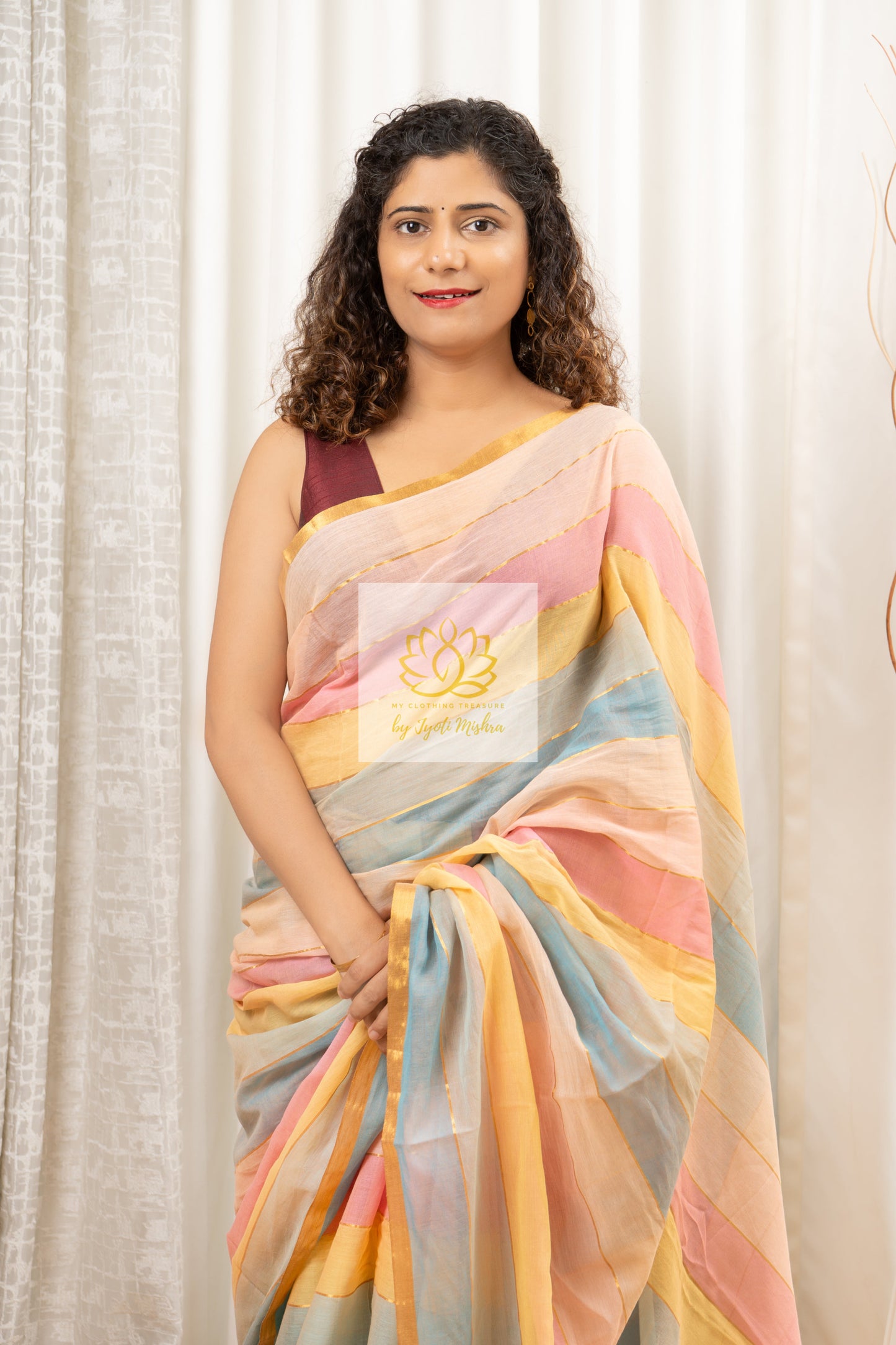 Handwoven Mulmul Cotton Saree Saree