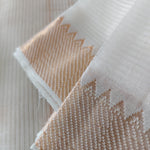 Load image into Gallery viewer, Mangalagiri Silk Cotton Saree With Gold Zari Checks - Off White
