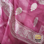 Load image into Gallery viewer, Banarasi Chiffon Saree- Mauve Pink Saree
