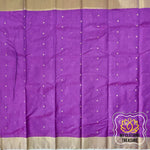 Load image into Gallery viewer, Chanderi Silk Cotton Saree - Purple
