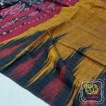 Load image into Gallery viewer, Kargil Cotton Saree- Mustard Gold Saree
