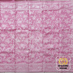 Load image into Gallery viewer, Periwinkles On Organza- Pink Saree
