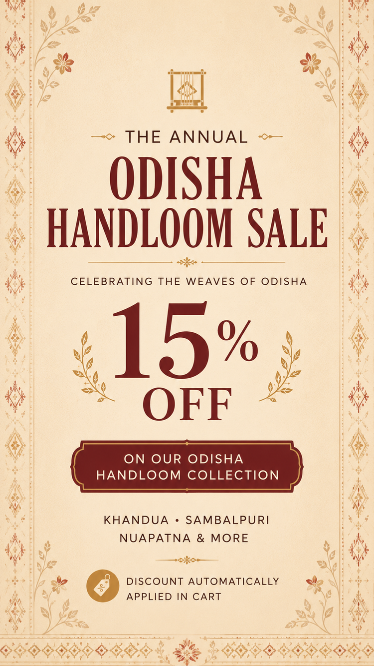 Odisha Ikkat Khandua Cotton