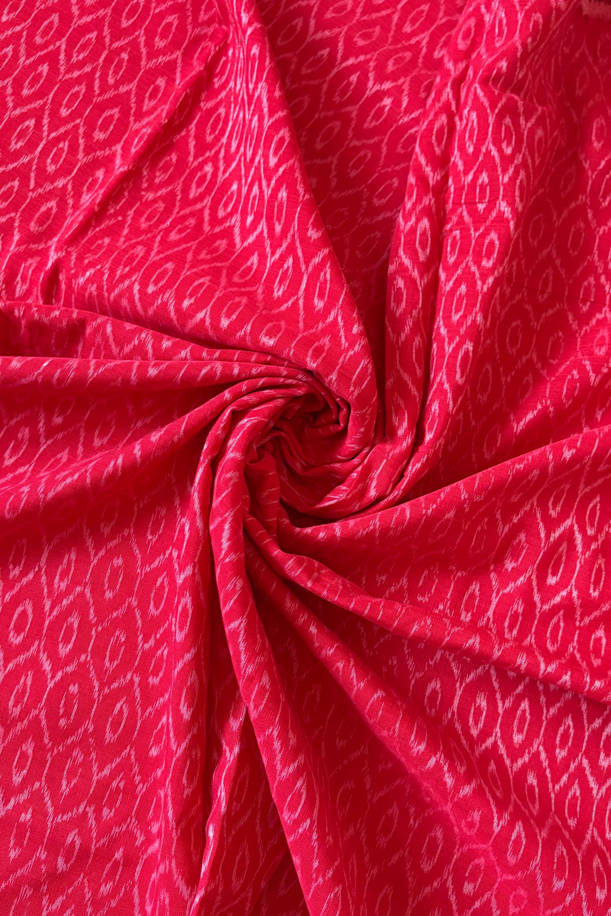 Odisha Ikkat Khandua Cotton Saree - Red