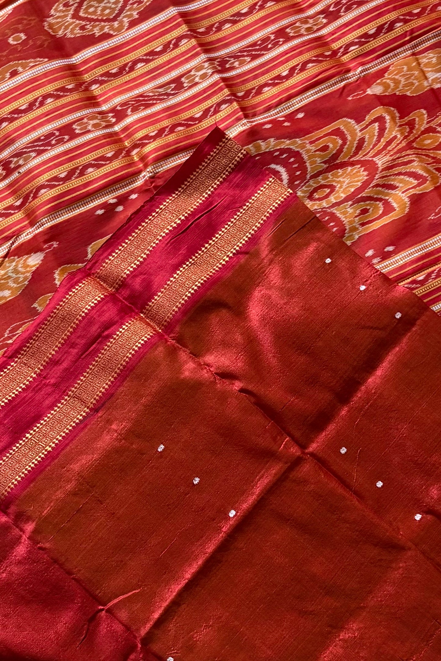 Exclusive Odisha Ikkat Pure Silk Saree- Yellow