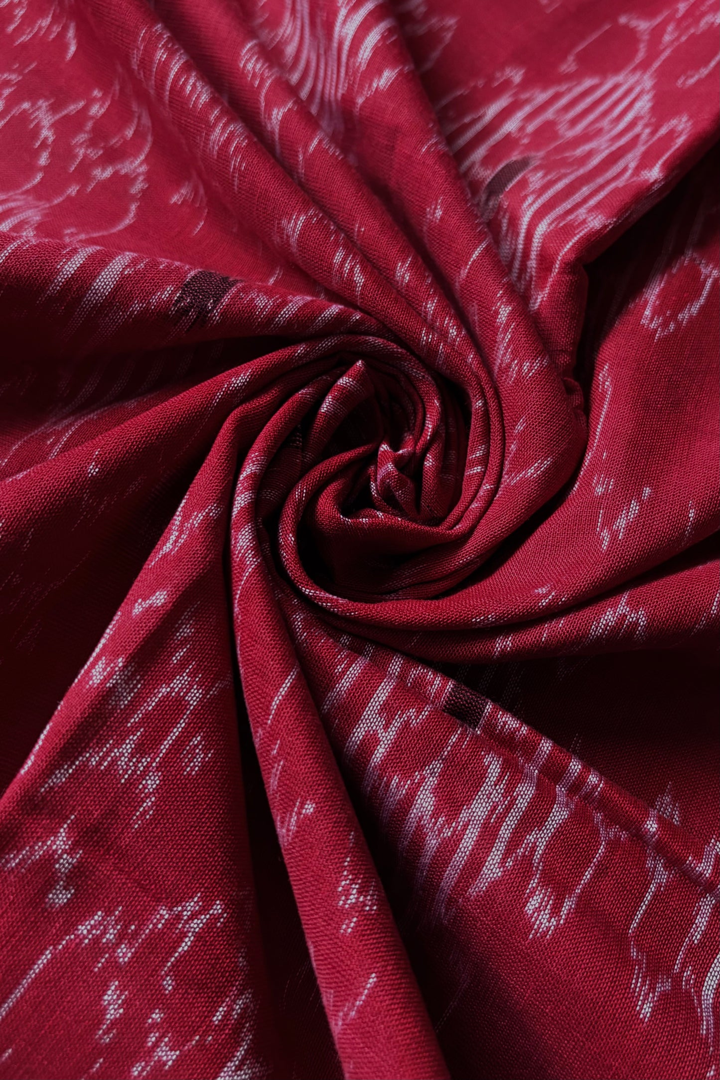 Odisha Ikkat Khandua Cotton Saree - Maroon