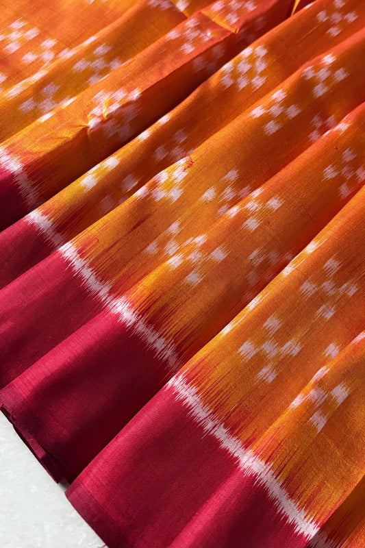 Nuapatna Ikkat Pasapalli SIlk Saree