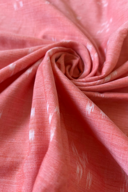 Odisha Ikkat Khandua Cotton Saree - Peach