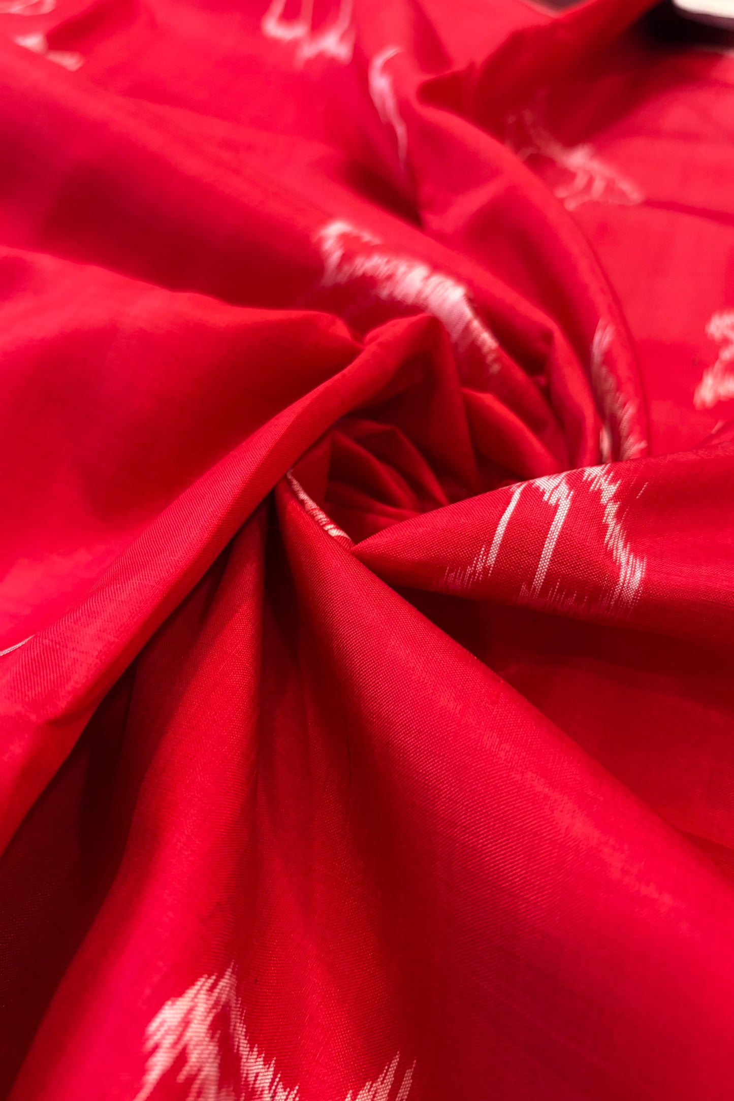 Exclusive Odisha Ikkat Pure Silk Saree- Red