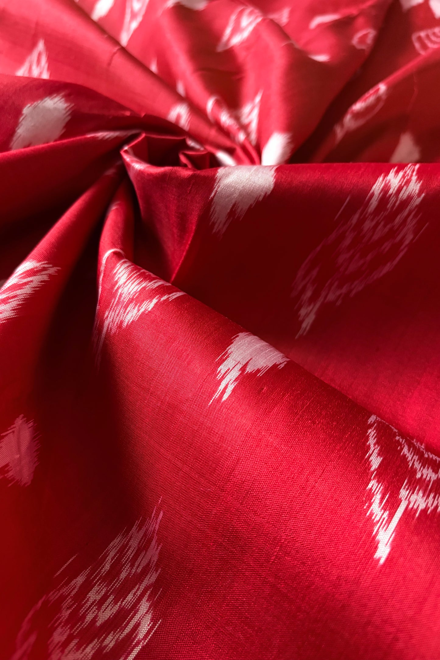 Odisha Ikkat Khandua Silk Saree - Red