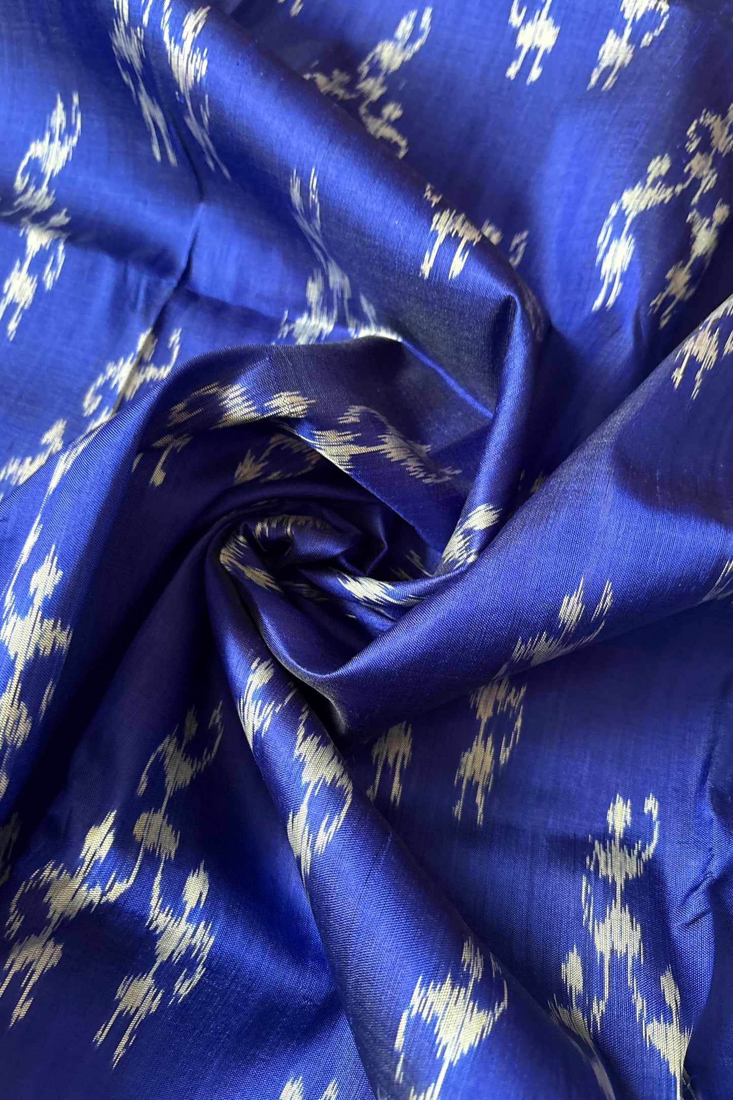 Odisha Ikkat Khandua Pure Silk Saree- Blue