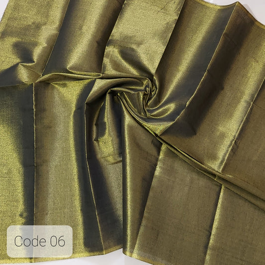 Tissue Blouse Piece- Black Gold