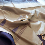 Load image into Gallery viewer, Handwoven Banana Pith Silk Saree- Shot Purple &amp; Tussar
