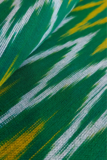 cotton+ikkat+green+blouse+piece+myclothingtreasure