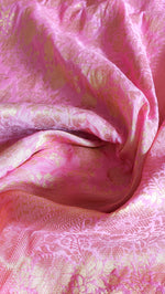 Load image into Gallery viewer, Banarasi Chiffon-Georgette Saree- Mauve Pink

