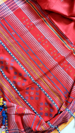 Load image into Gallery viewer, Kala Cotton Bhujodi Saree - Red
