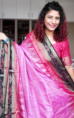 Load image into Gallery viewer, Sachipaar Khandua Silk Saree: Pink
