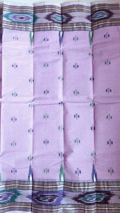 Bengal Tant Cotton Saree- Lilac