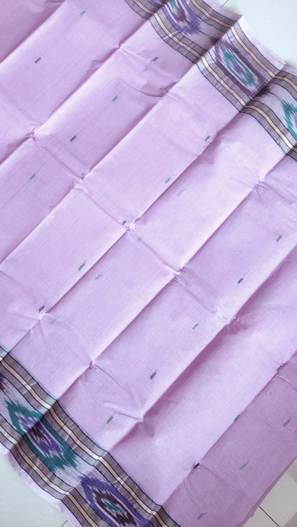 Bengal Tant Cotton Saree- Lilac