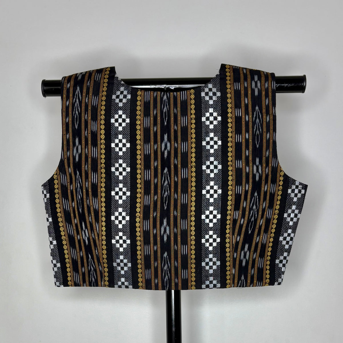 Odisha Ikkat Cotton Sleeveless Blouse