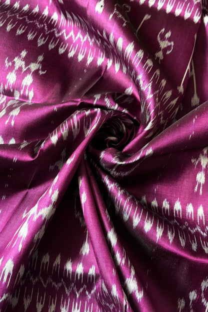 Exclusive Odisha Ikkat Khandua Silk Saree - Purple