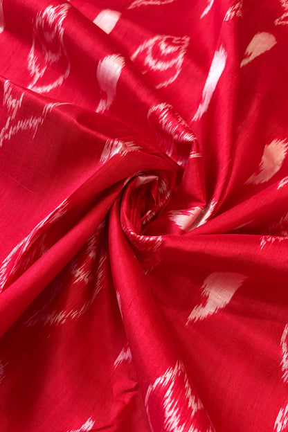 Odisha Ikkat Khandua Silk Saree - Red