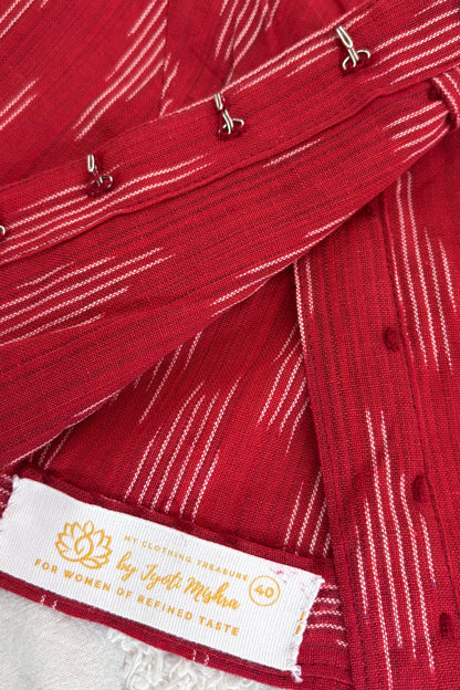 Pochampally Ikkat Cotton Blouse