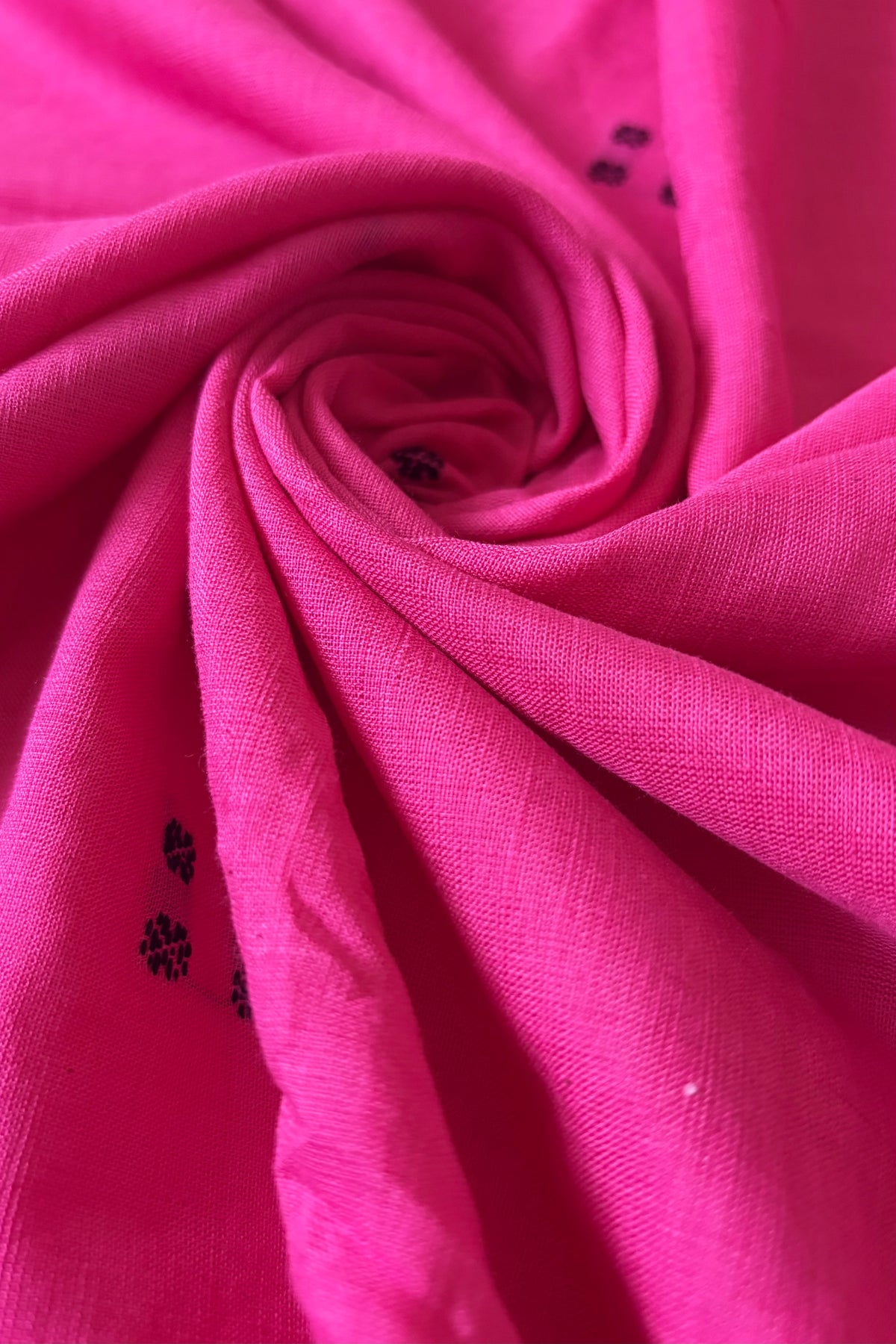 Ek Phulia Cotton Saree - Pink
