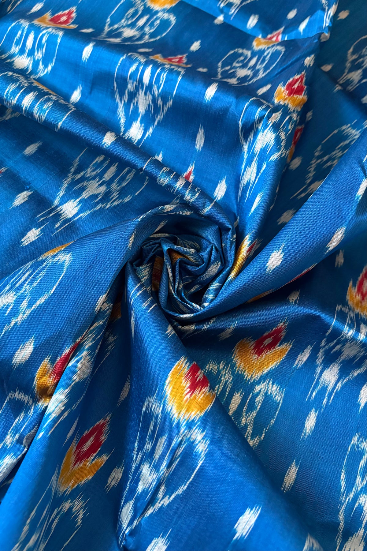 Exclusive Odisha Ikkat Nuapatna Silk Saree - Blue
