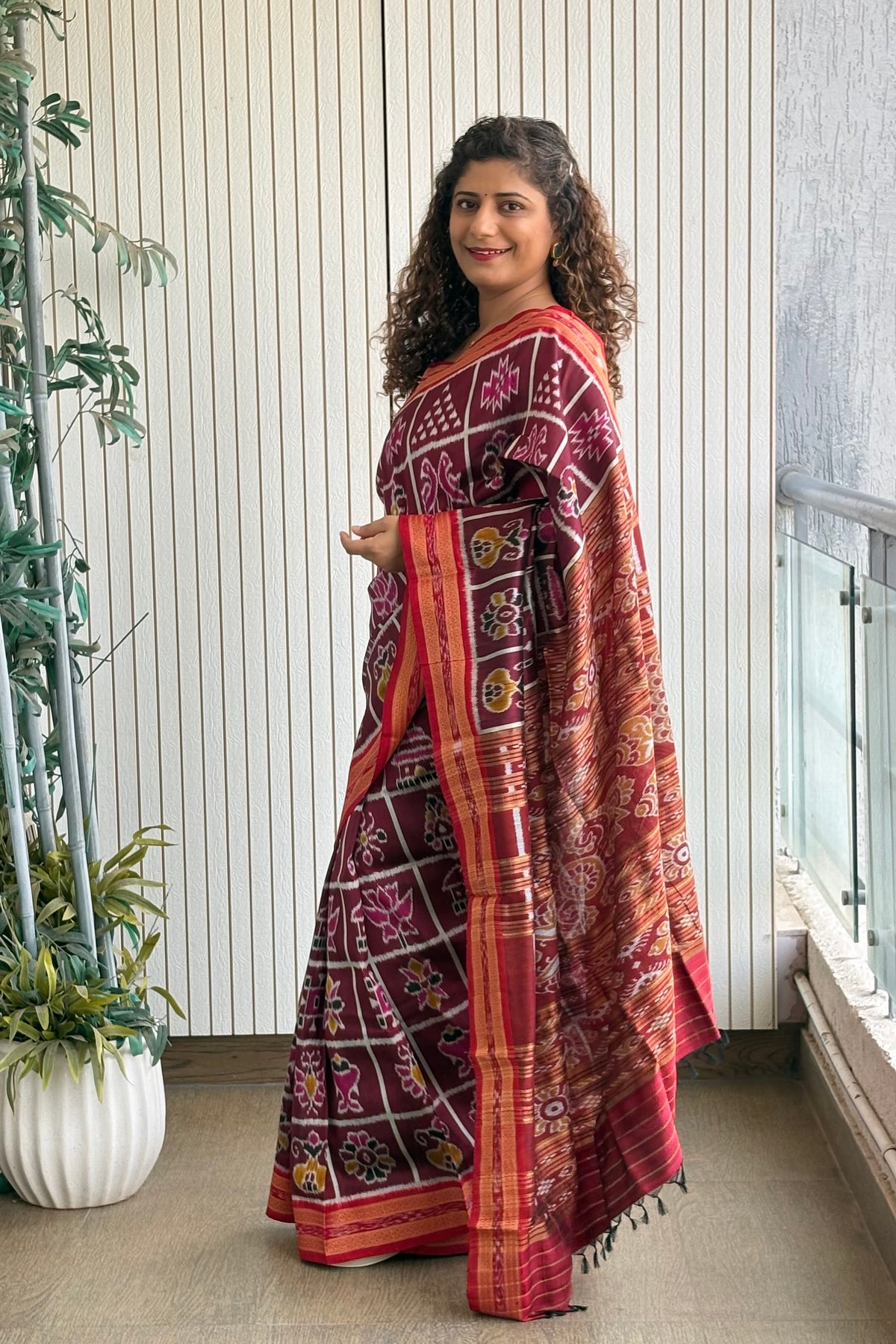 Exclusive Odisha Ikkat Nabakothi Pure Silk Saree