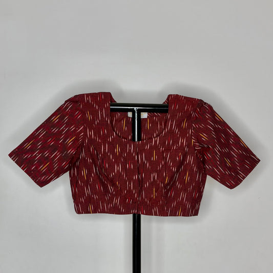 Pochampally Ikkat Cotton Blouse
