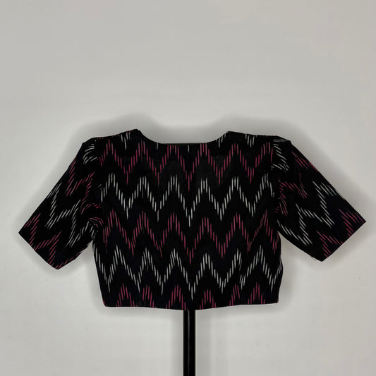 Pochampally Ikkat Cotton Blouse