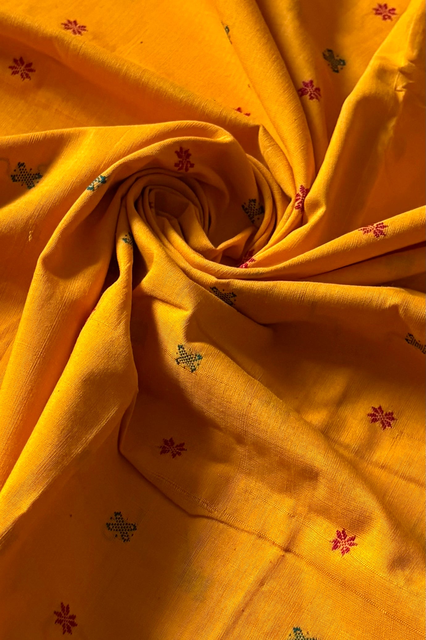 Exclusive Khandua Cotton Saree - Yellow
