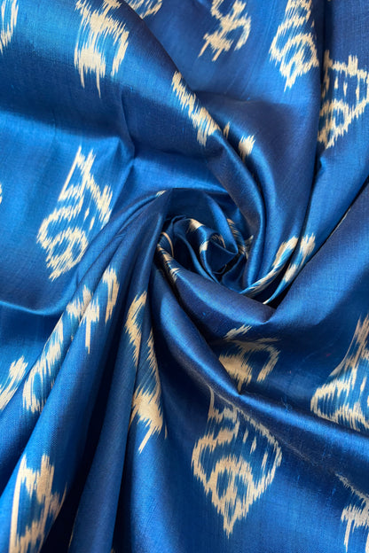 Exclusive Odisha Ikkat Pure Silk Saree- Blue