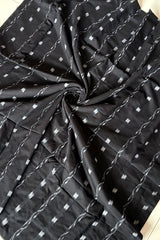 Pure Cotton Odisha Handloom Blouse Piece- Black