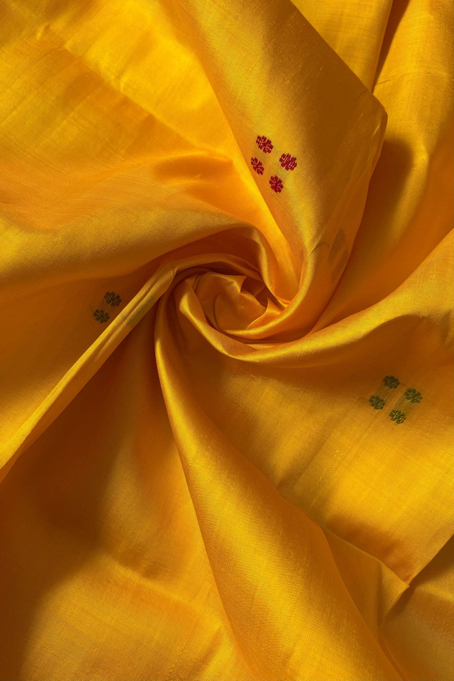 Exclusive Kathifera Odisha Ikkat Khandua Silk Saree - Yellow