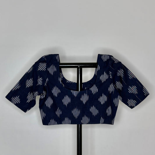 Pochampally Ikkat Cotton Blouse