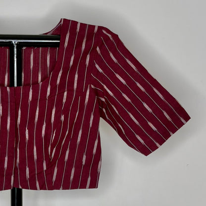 Pochampally Ikkat Cotton Blouse