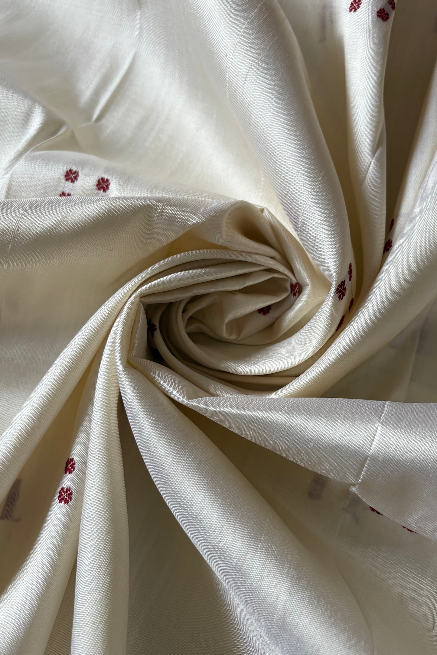 Odisha Ikkat Khandua Silk Saree - Off White